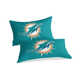 Miami Dolphins Bedding Set Duvet Cover Without Filler (Online Order Only)