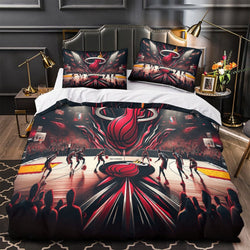 Miami Heat Bedding Set Duvet Cover Without Filler (Online Order Only)