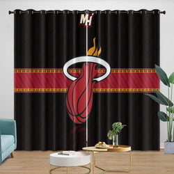 Miami Heat Curtains Blackout Window Drapes Room Decoration (Online Order Only)