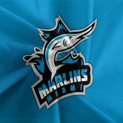Miami Marlins Bedding Set Quilt Cover Without Filler (Online Order Only)