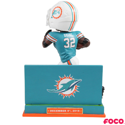 Miami Miracle Miami Dolphins Kenyan Drake Bobblehead (ONLINE ORDER ONLY)