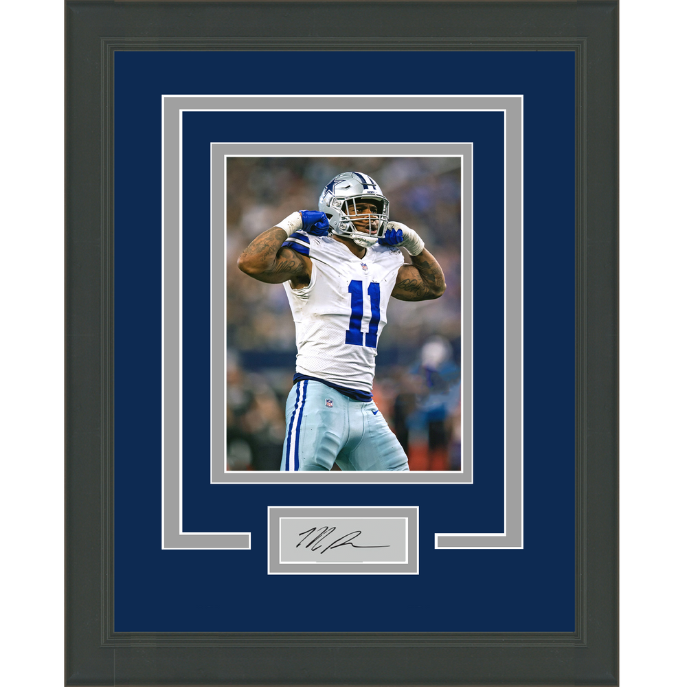 Framed Micah Parsons Facsimile Laser Engraved Signature Auto Dallas Cowboys 11x14 Football Photo (ONLINE ORDER ONLY)