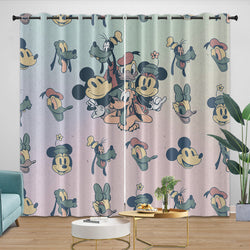 Mickey Mouse Curtains Blackout Window Drapes Room Decoration (Online Order Only)