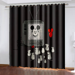 Mickey Mouse Curtains Blackout Window Drapes (Online Order Only)