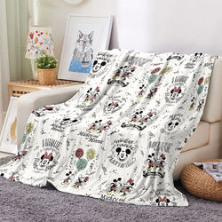 Mickey Mouse Donald Duck Blanket Flannel Fleece Throw Cosplay Blanket (Online Order Only)