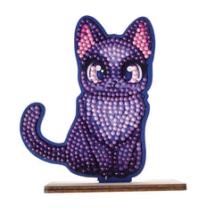 Midnight Cat Crystal Art Fantasy Buddies Kit Craft Buddy (ONLINE ORDER ONLY)