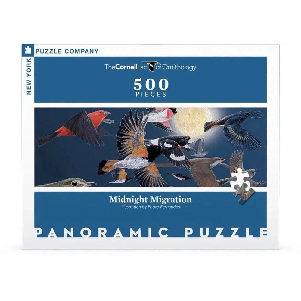 Midnight Migration 500 Piece Panoramic Jigsaw Puzzle NYPC (ONLINE ORDER ONLY)