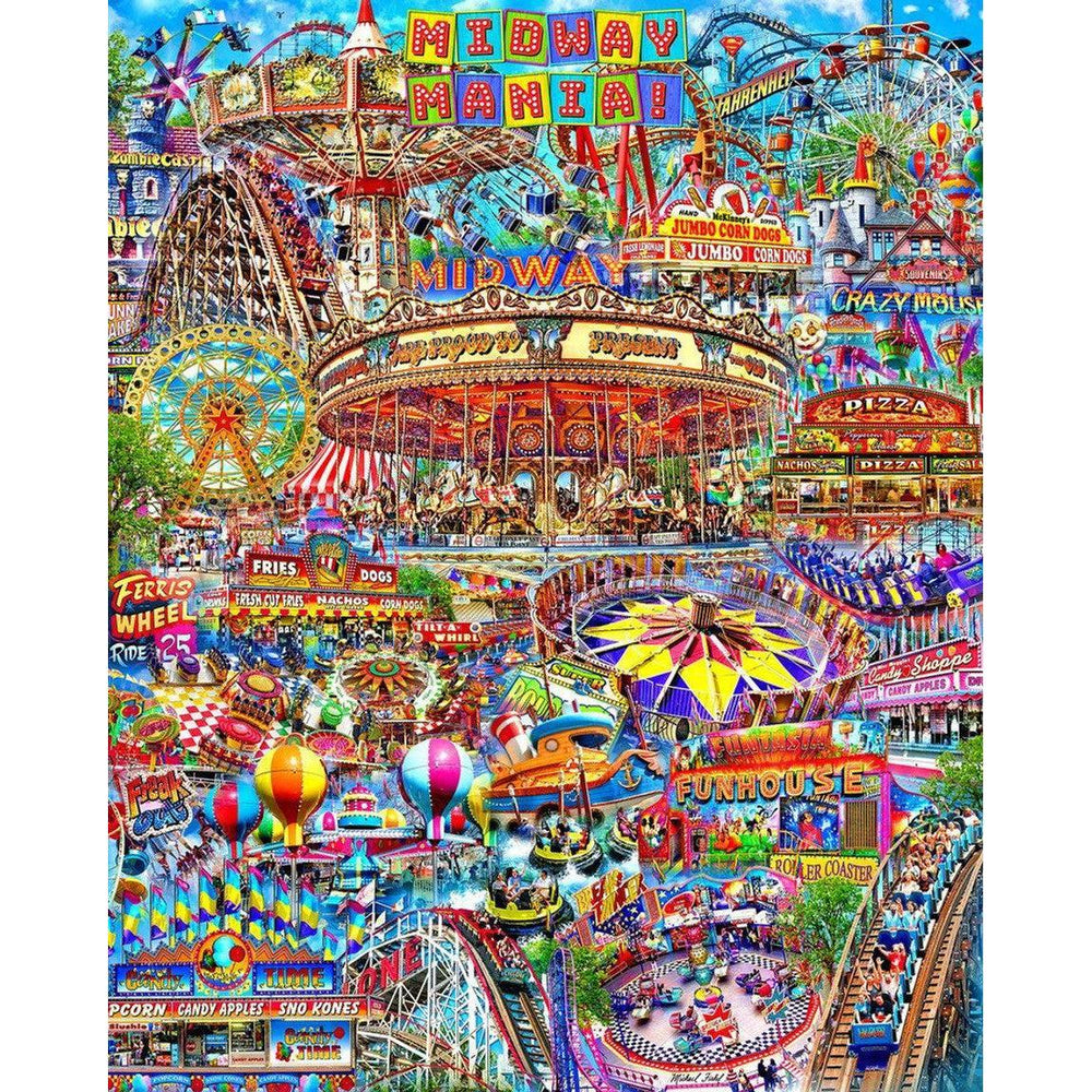 Midway Mania 1000 Piece Jigsaw Puzzle Springbok (ONLINE ORDER ONLY)