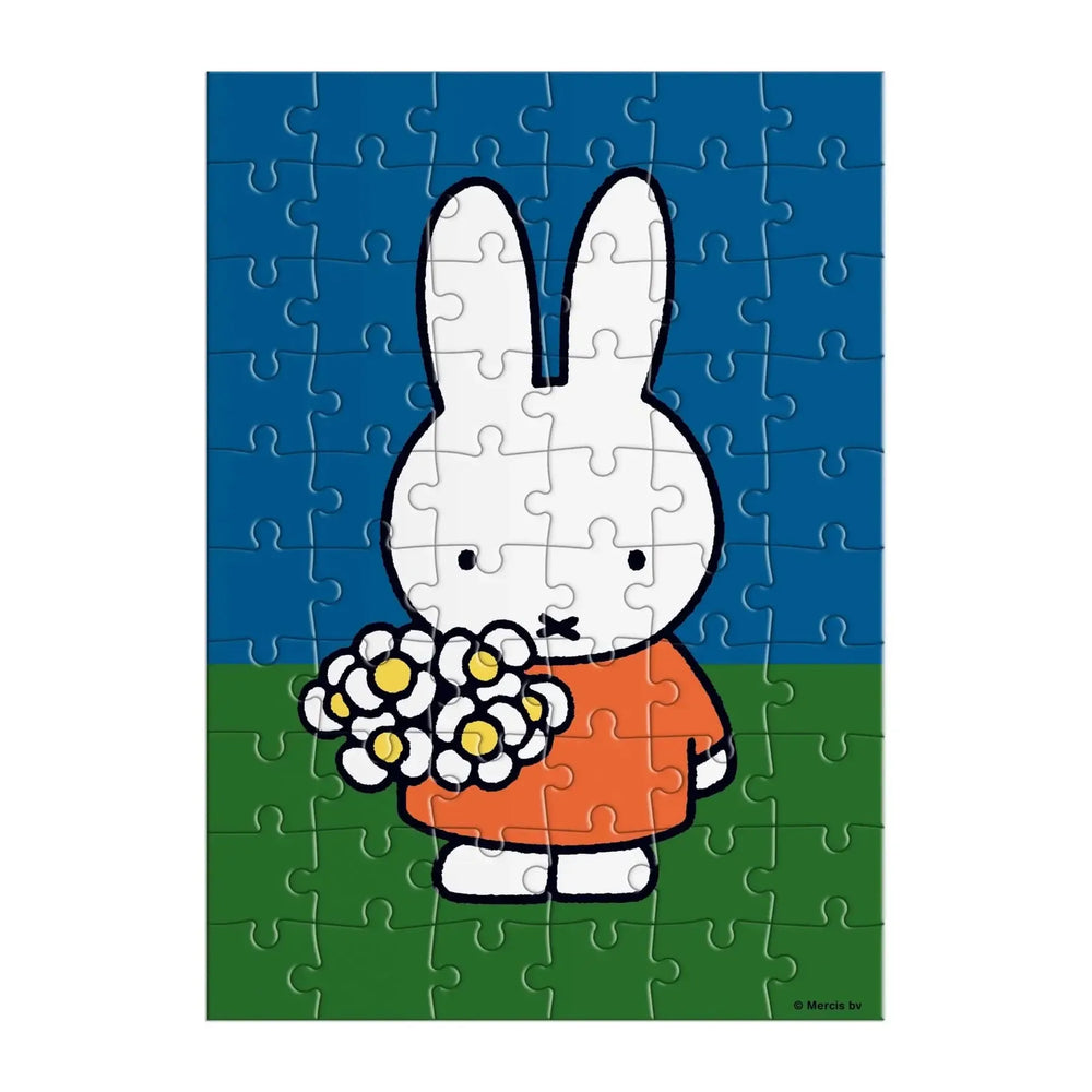 Miffy with Flowers Greeting Card 60 Piece Jigsaw Puzzle Galison (ONLINE ORDER ONLY)