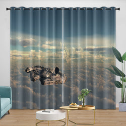 Millennium Falcon Curtains Blackout Window Drapes (ONLINE ORDER ONLY)