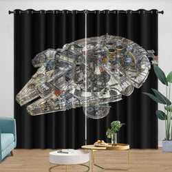 Millennium Falcon Curtains Blackout Window Drapes (ONLINE ORDER ONLY)