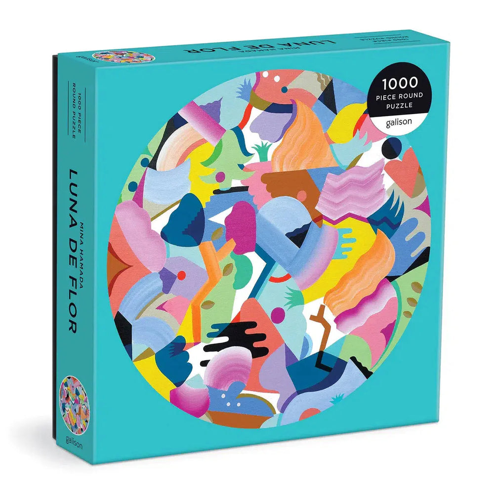 Mina Hamada Luna de Flor 1000 Piece Round Jigsaw Puzzle Galison (ONLINE ORDER ONLY)