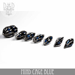 Mind Cage Blue - Metal Dice Set (Gift Box) (Online Order Only)