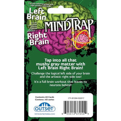 MindTrap: Left Brain Right Brain - Logic & Picture Puzzle Game - Outset (ONLINE ORDER ONLY)