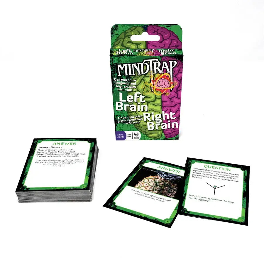 MindTrap: Left Brain Right Brain - Logic & Picture Puzzle Game - Outset (ONLINE ORDER ONLY)