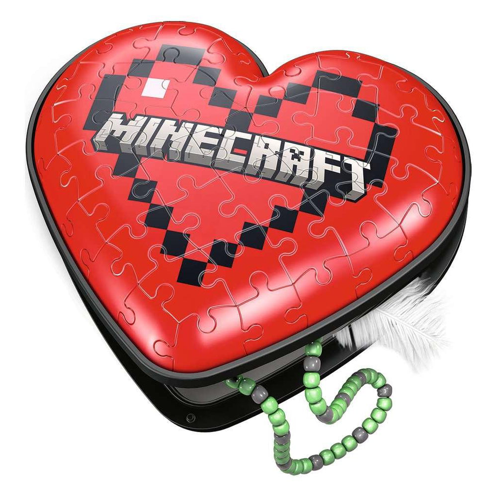 Minecraft Heart Box 60 Piece 3D Jigsaw Puzzle Ravensburger (ONLINE ORDER ONLY)