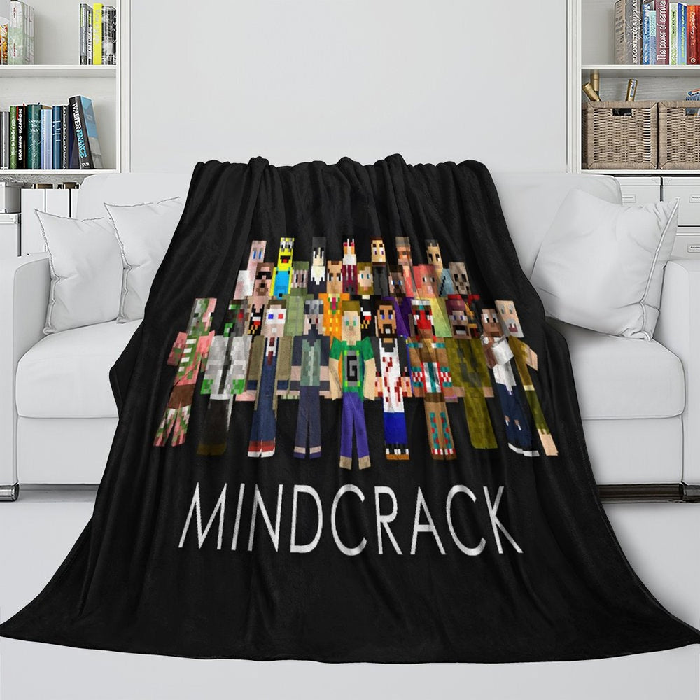 Minecraft Blanket Flannel Throw Kids Room Decoration (Online Order Only)