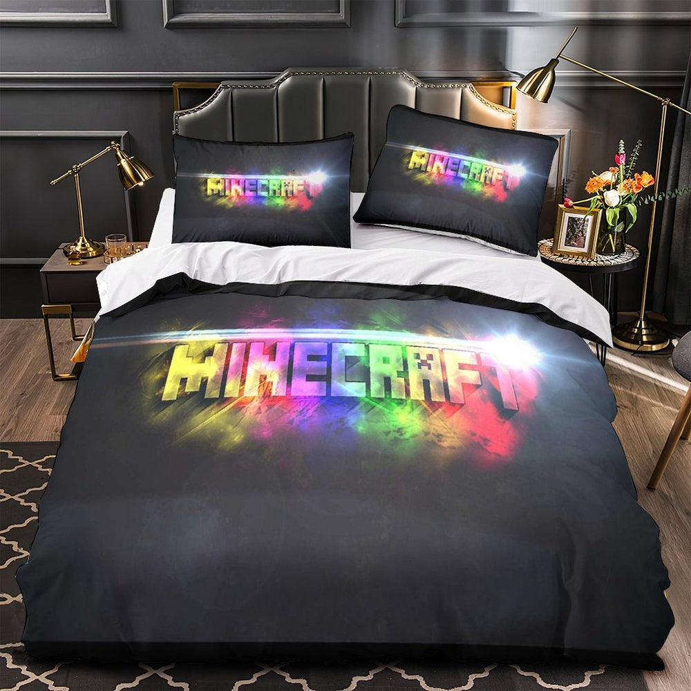 Minecraft Duvet Cover Pattern Bedding Set Without Filler (ONLINE ORDER ONLY)