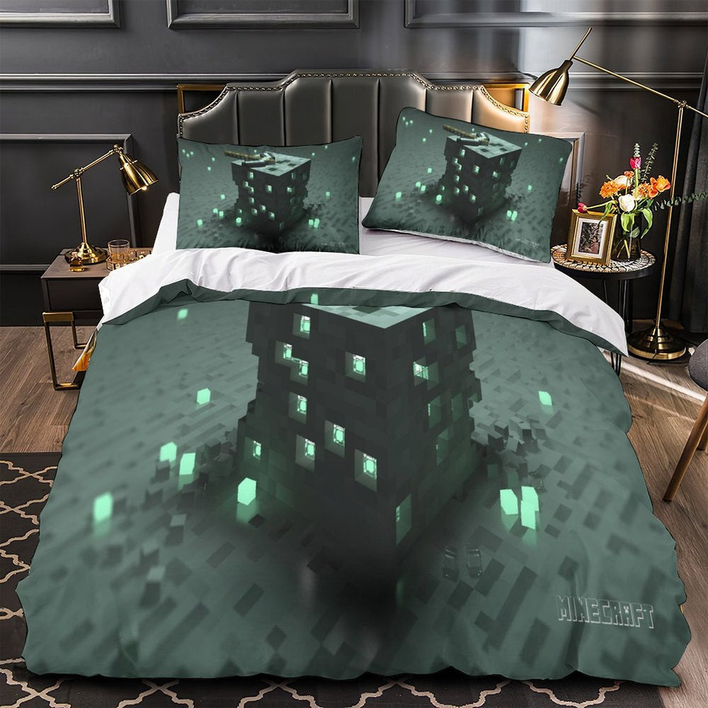 Minecraft Duvet Cover Pattern Bedding Set Without Filler (ONLINE ORDER ONLY)