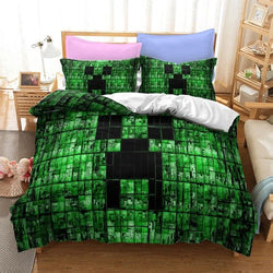 Minecraft Pattern Duvet Cover Kids Room Bedding Sets (ONLINE ORDER ONLY)