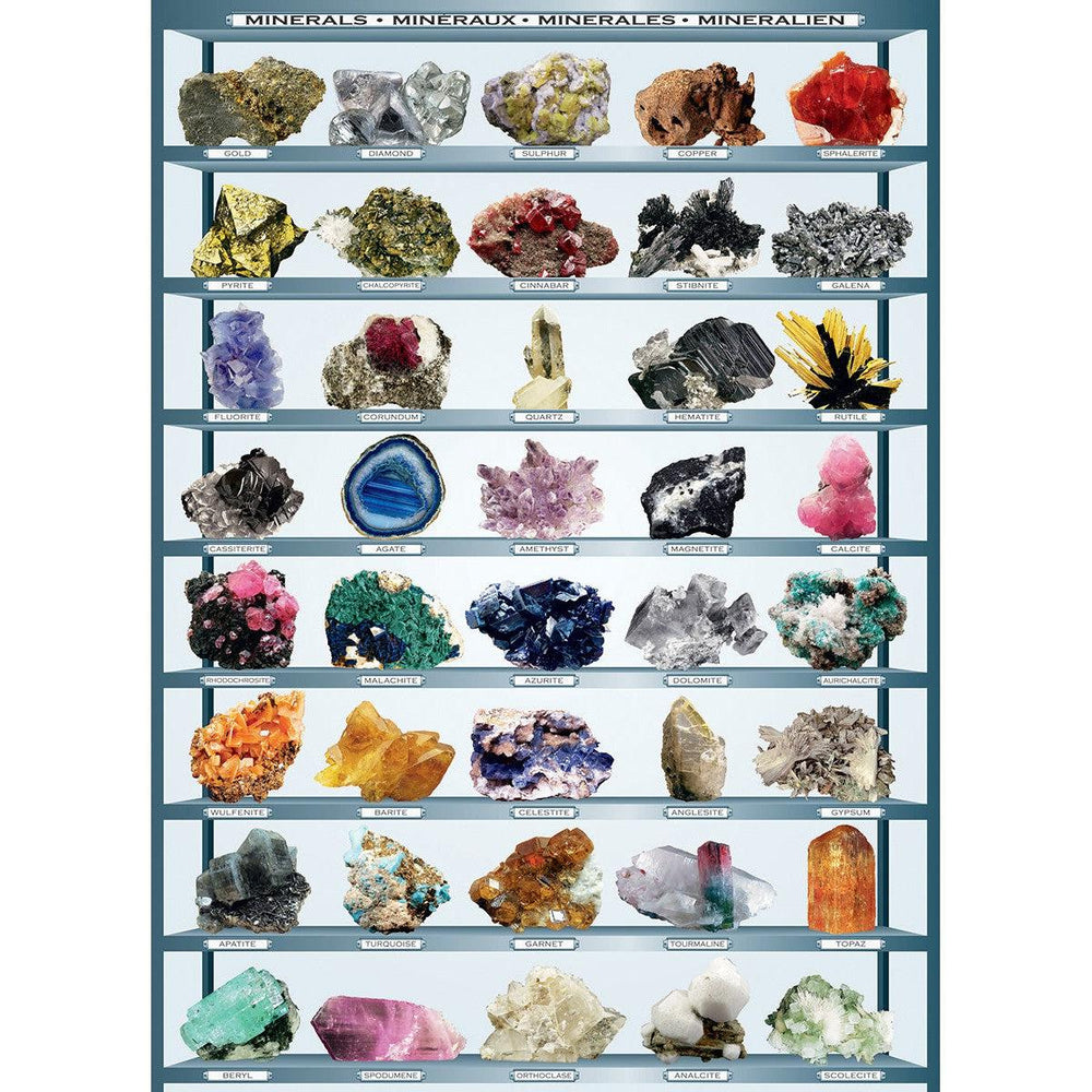 Minerals 1000 Piece Jigsaw Puzzle Eurographics (ONLINE ORDER ONLY)
