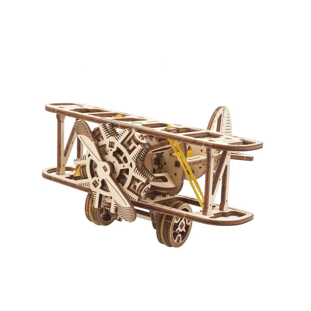 Mini Biplane 3D Wood Model Kit UGEARS (ONLINE ORDER ONLY)