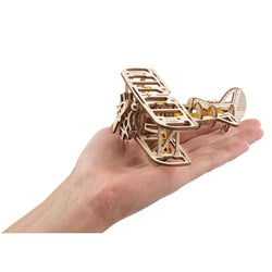 Mini Biplane 3D Wood Model Kit UGEARS (ONLINE ORDER ONLY)