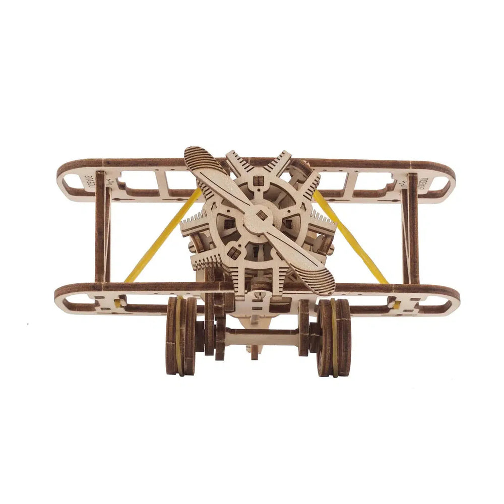 Mini Biplane 3D Wood Model Kit UGEARS (ONLINE ORDER ONLY)