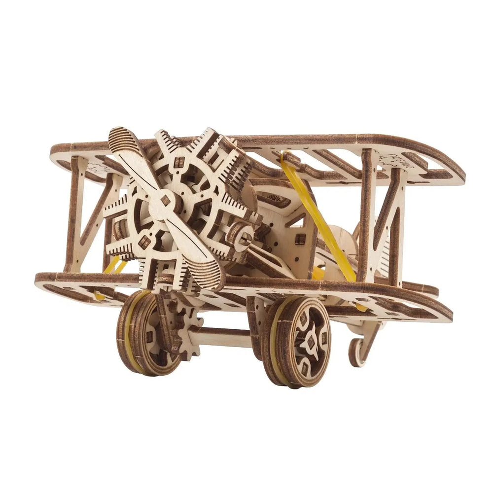 Mini Biplane 3D Wood Model Kit UGEARS (ONLINE ORDER ONLY)