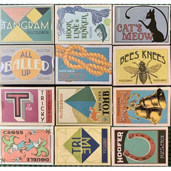 Mini Retro Brainteaser Puzzles 12 Piece Set Project Genius (ONLINE ORDER ONLY)