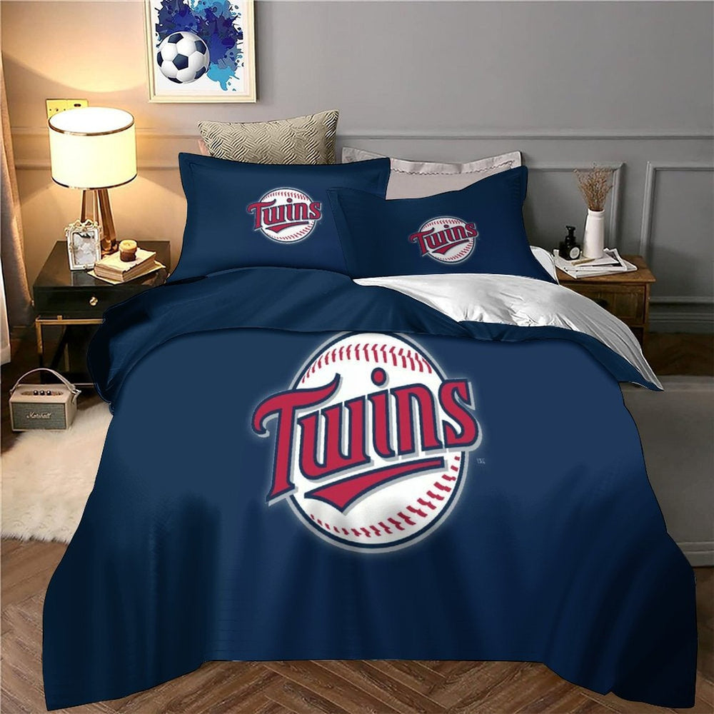 Minnesota Twins Bedding Set Quilt Cover Without Filler (Online Order Only)