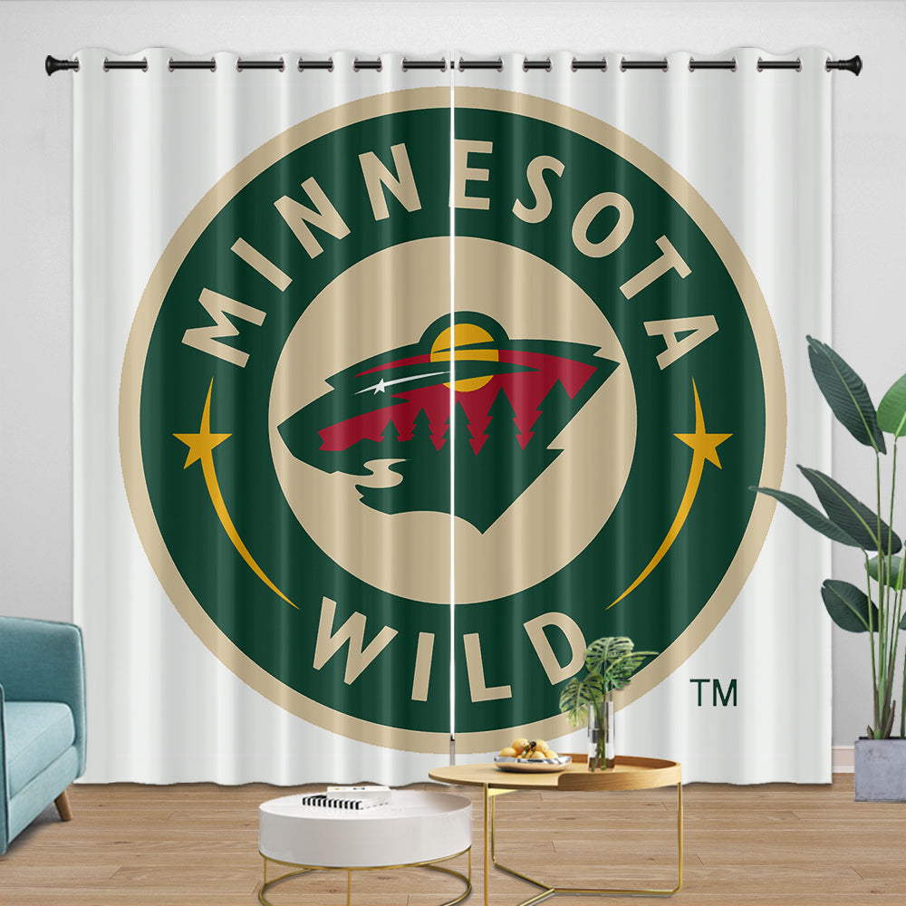 Minnesota Wild Curtains Blackout Window Drapes Room Decoration (Online Order Only)