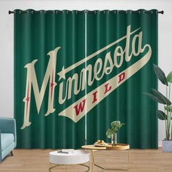 Minnesota Wild Curtains Blackout Window Drapes Room Decoration (Online Order Only)