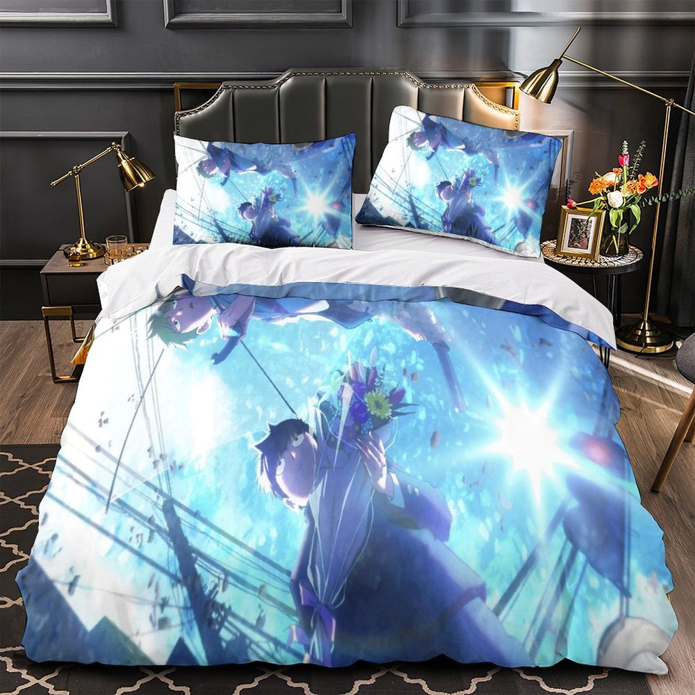 Mob Psycho 100 Bedding Set Pattern Quilt Cover Without Filler (Online Order Only)