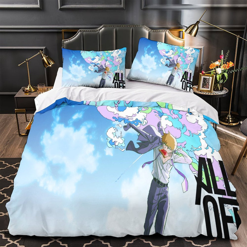 Mob Psycho 100 Bedding Set Pattern Quilt Cover Without Filler (Online Order Only)
