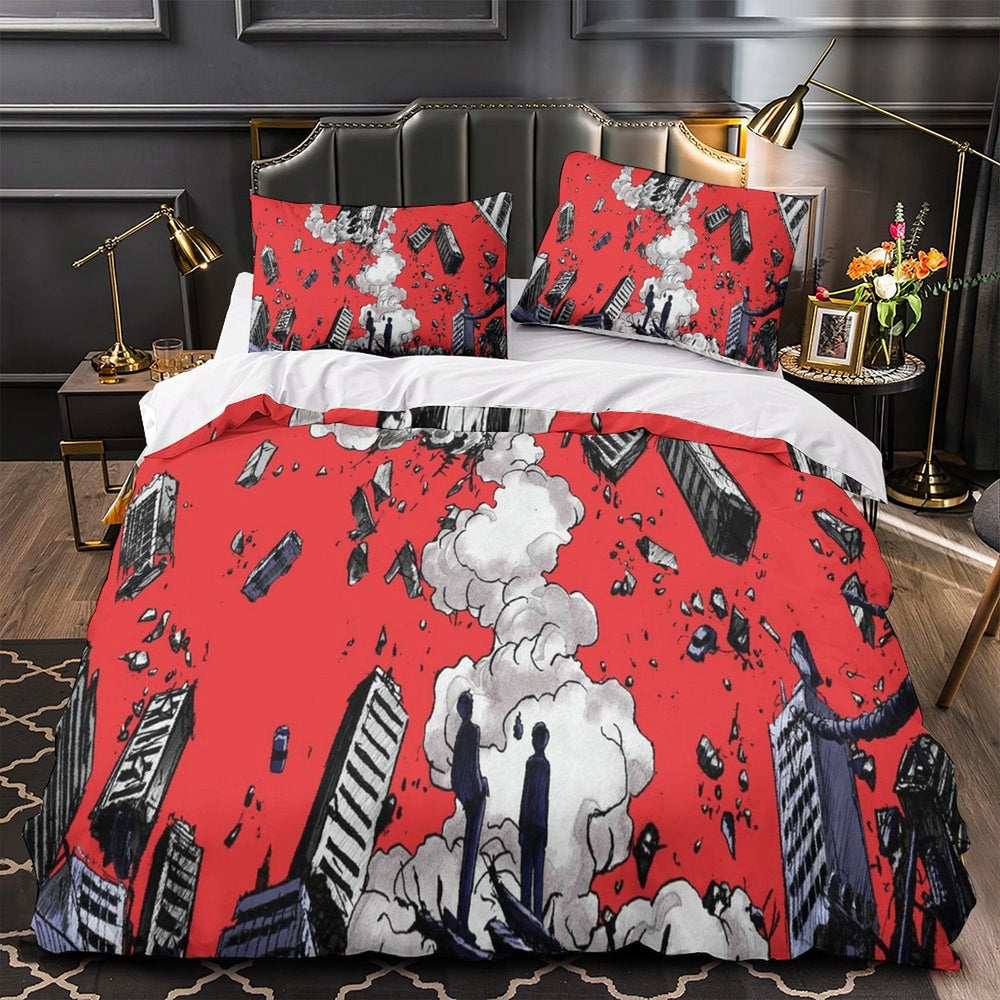 Mob Psycho 100 Bedding Set Pattern Quilt Cover Without Filler (Online Order Only)