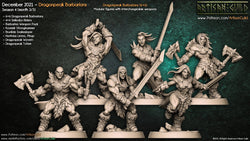 3D Printed Artisan Guild Modular Dragonpeak Barbarians Dragonpeak Barbarians 28mm 32mm (Online Only)