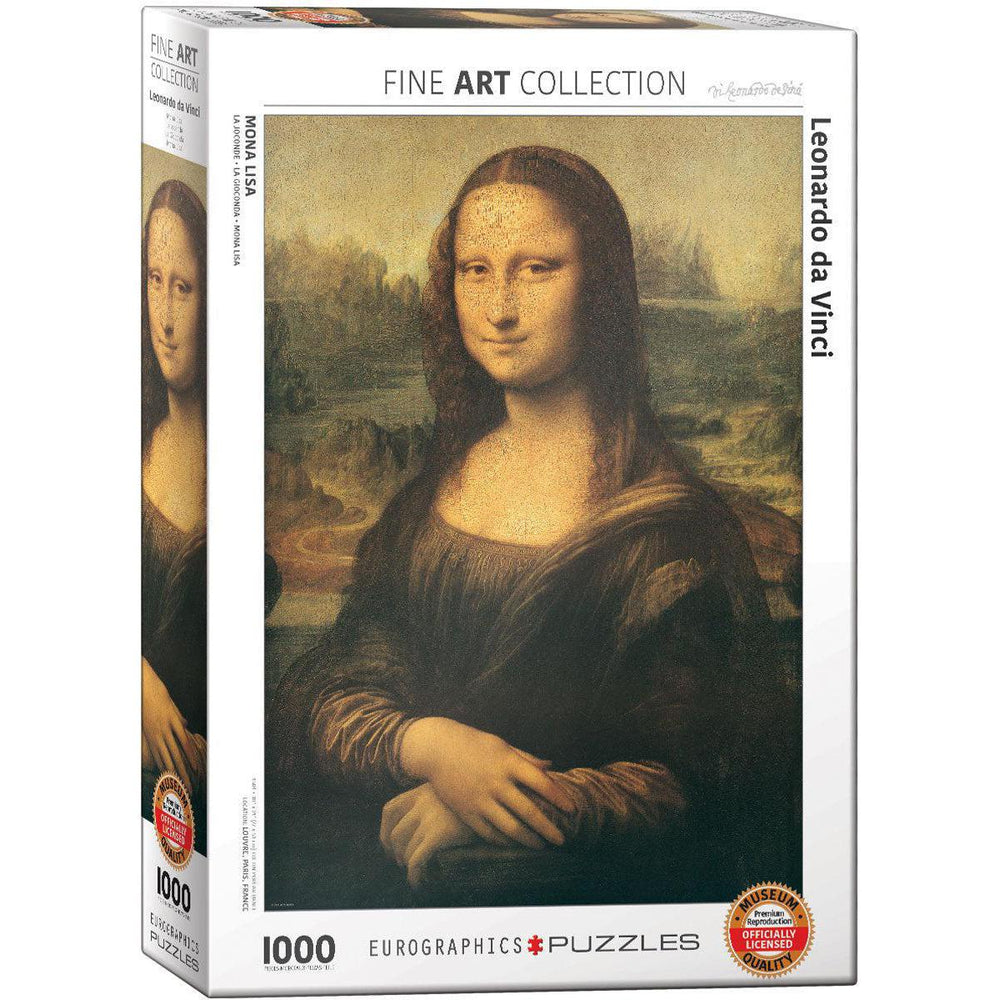 Mona Lisa 1000 Piece Jigsaw Puzzle Eurographics (ONLINE ORDER ONLY)