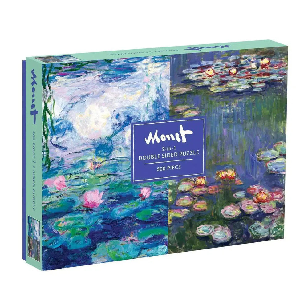 Monet Double-Sided 500 Piece Jigsaw Puzzle Galison (ONLINE ORDER ONLY)