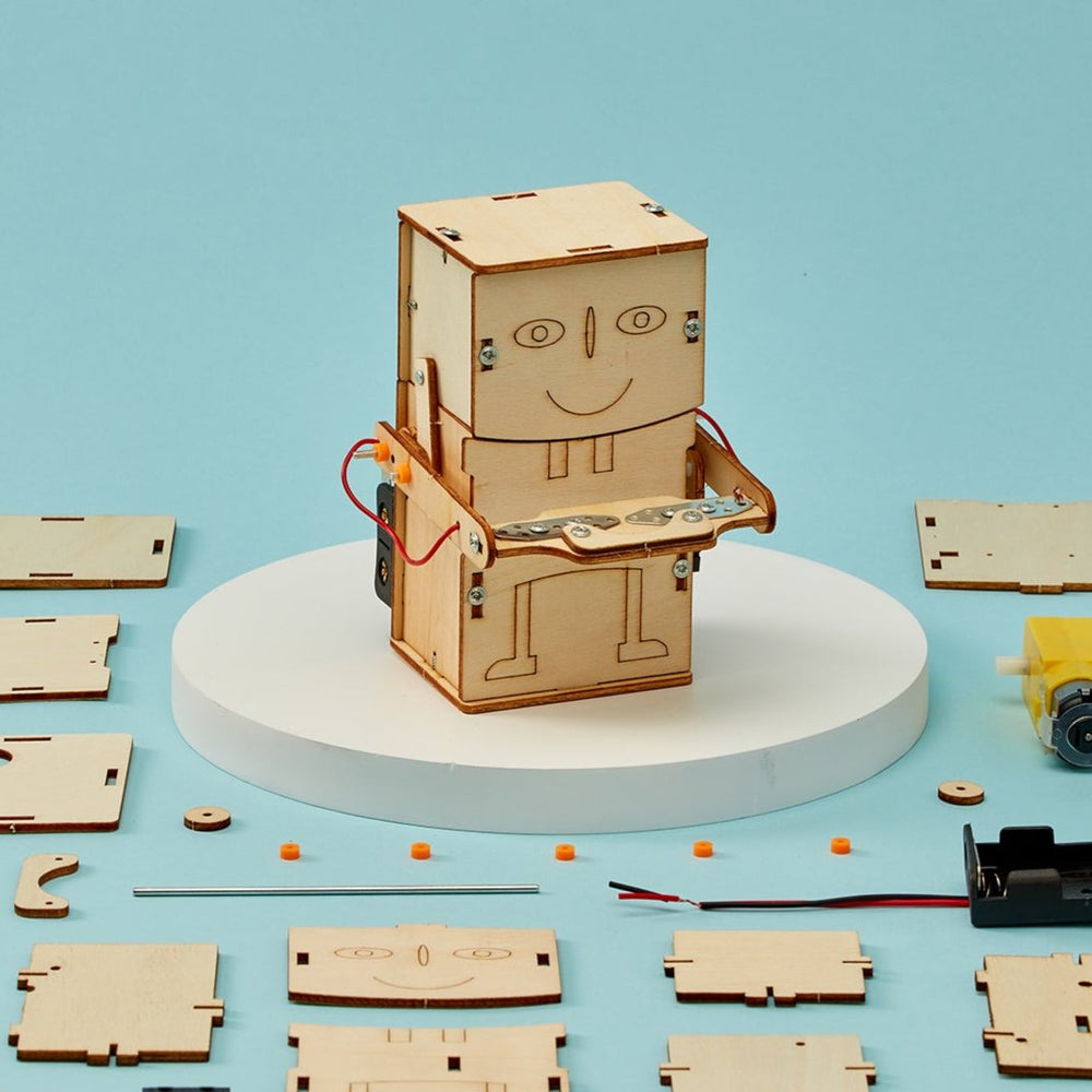 Money Bank Robot DIY Kit, Educational STEM Toy (ONLINE ORDER ONLY)