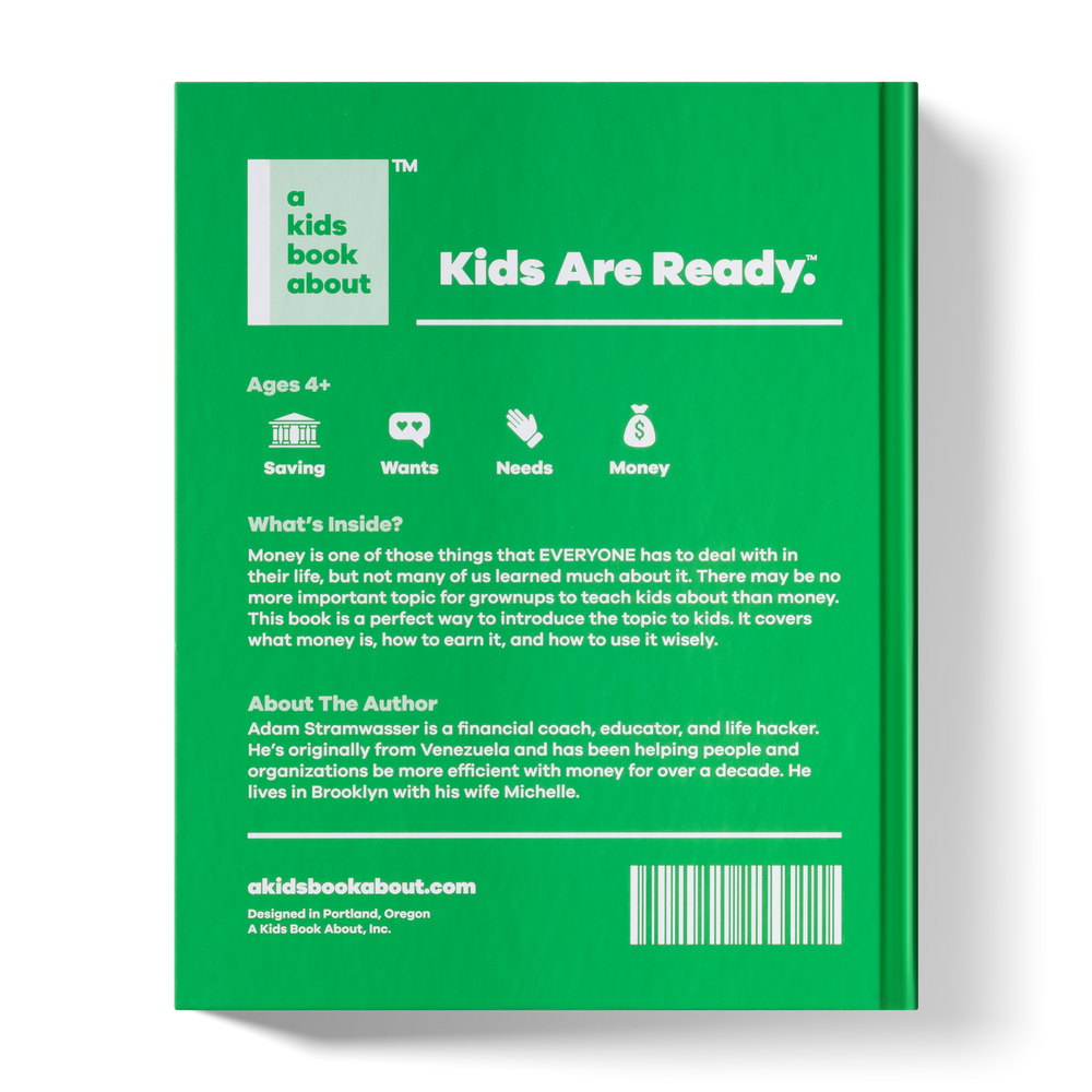 A Kids Book About Money (ONLINE ORDER ONLY)