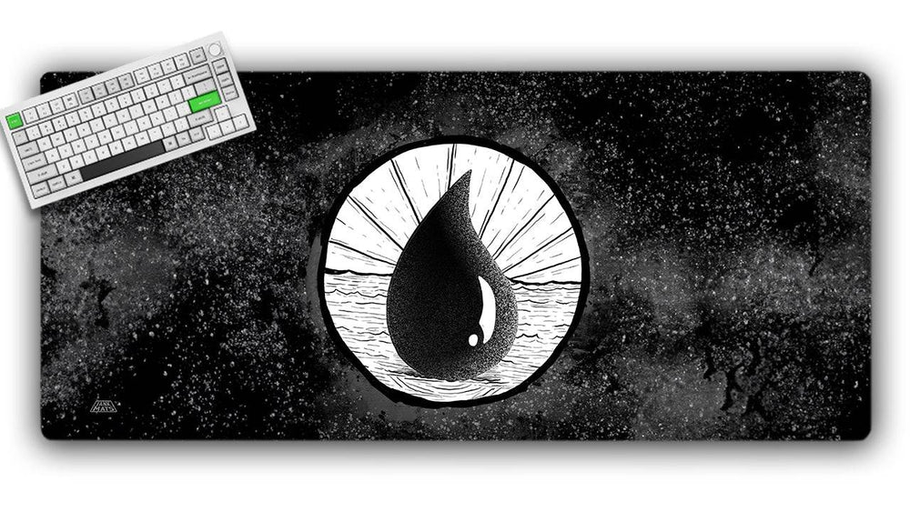 Mono Blue BW Gaming Mat (ONLINE ORDER ONLY)