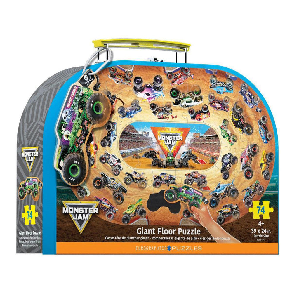 Monster Jam 74 Piece Giant Floor Jigsaw Puzzles Eurographics (ONLINE ORDER ONLY)