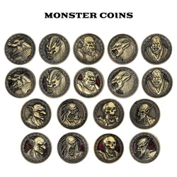 Monster Coins - Skeleton - 10 Pack (ONLINE ORDER ONLY)