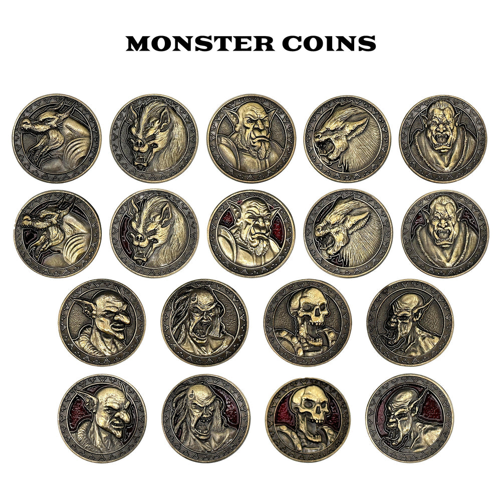 Monster Coins - Ghoul - 10 Pack (ONLINE ORDER ONLY)