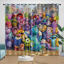 Monsters University Curtains Blackout Window Drapes Room Decoration (Online Order Only)