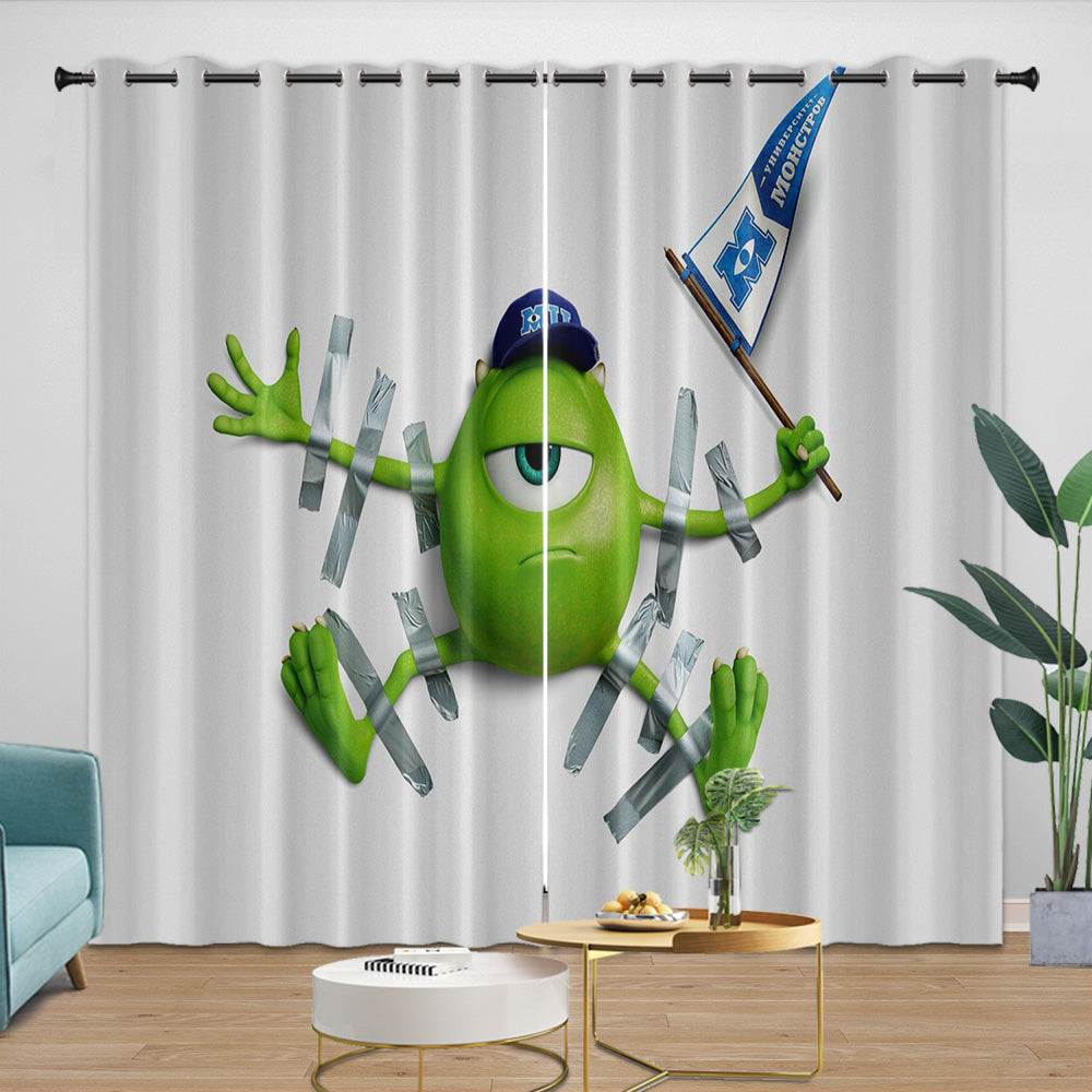 Monsters University Curtains Blackout Window Drapes Room Decoration (Online Order Only)