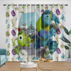 Monsters University Curtains Blackout Window Drapes Room Decoration (Online Order Only)