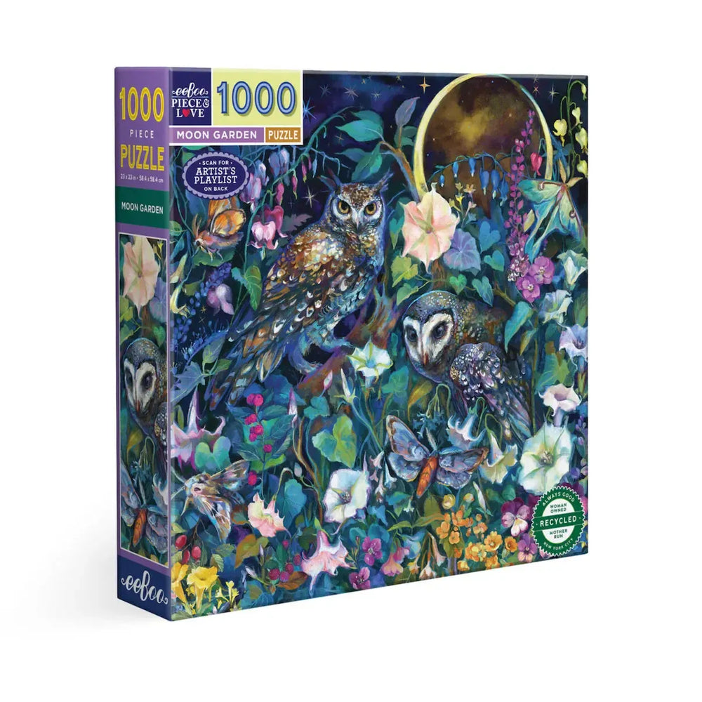 Moon Garden 1000 Piece Jigsaw Puzzle eeBoo (ONLINE ORDER ONLY)