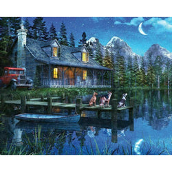 Moonlit Night 1000 Piece Jigsaw Puzzle Springbok (ONLINE ORDER ONLY)